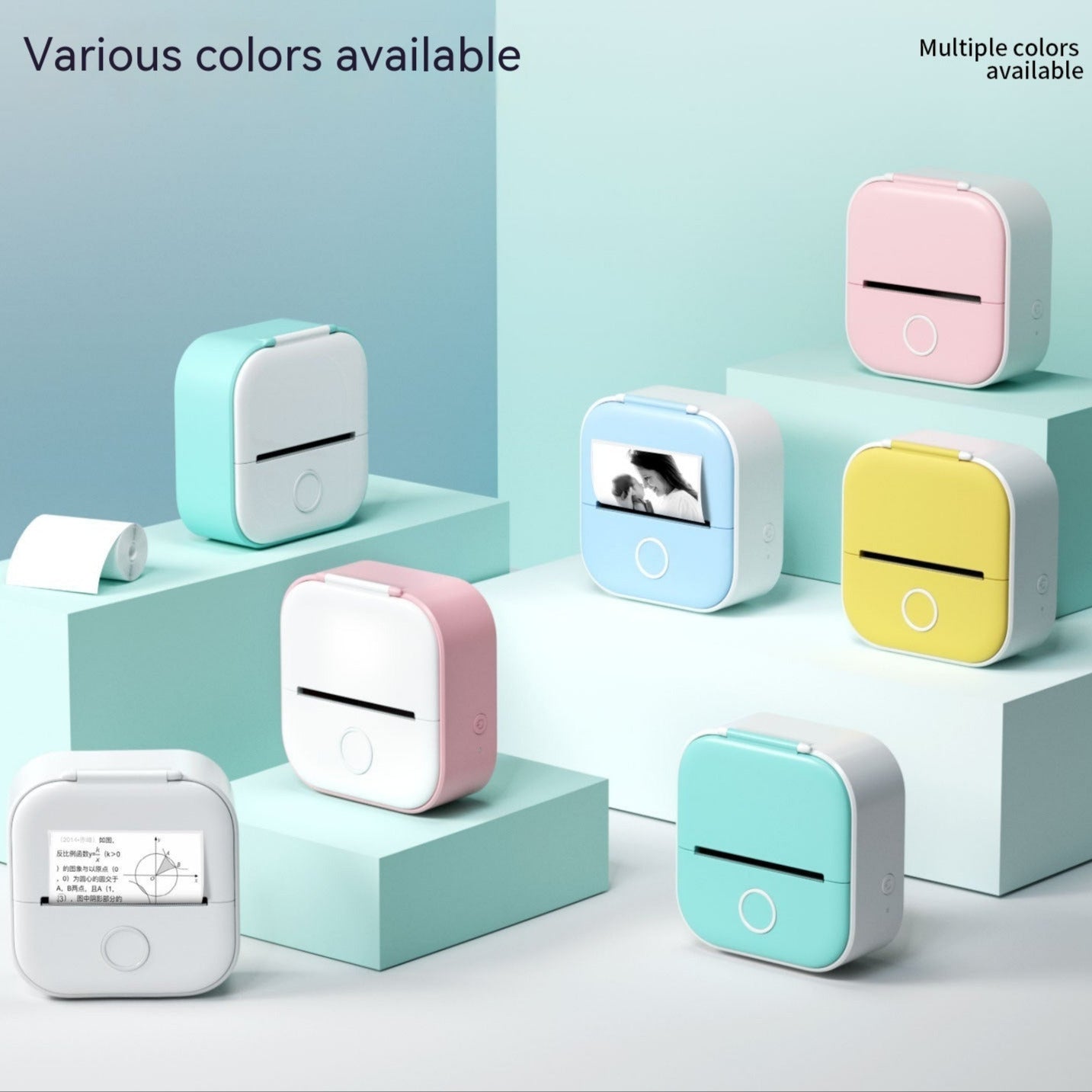 Mini Thermal Label Printer - Students, Office, Home