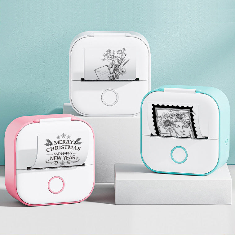 Mini Thermal Label Printer - Students, Office, Home
